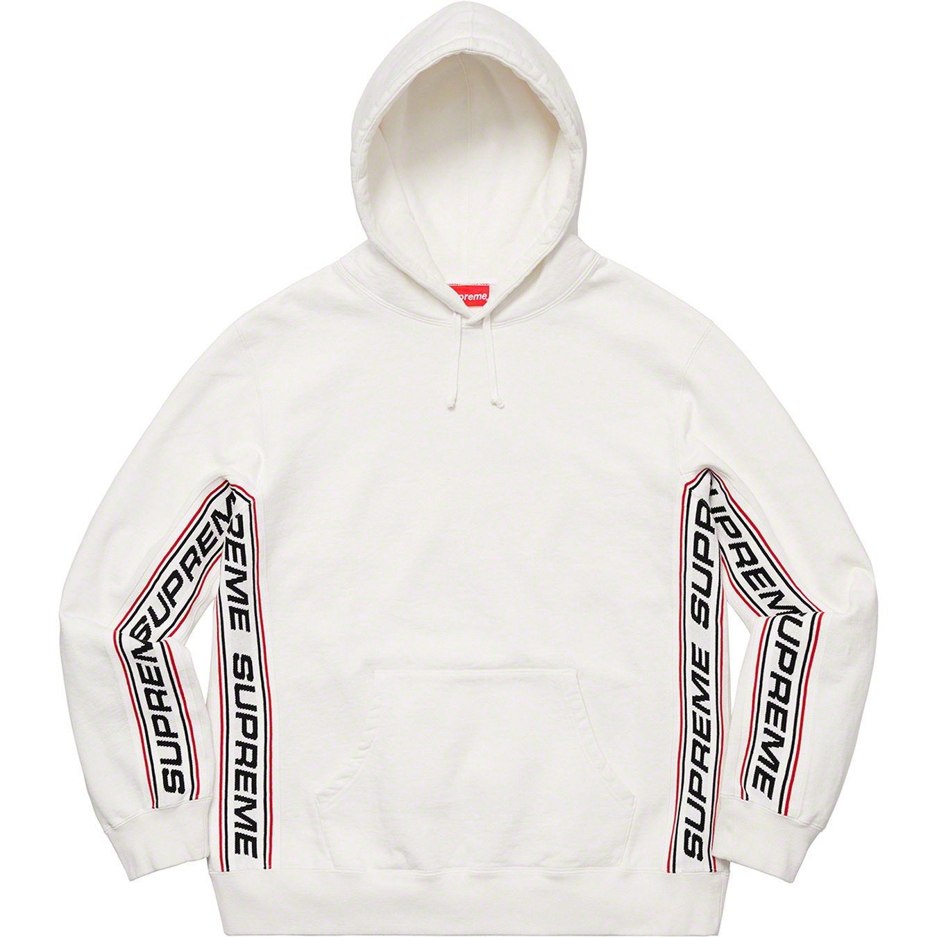 Text Rib Hooded Sweatshirt view 4